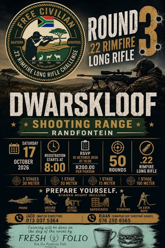 Round 3 — .22 Rimfire Long Rifle match banner