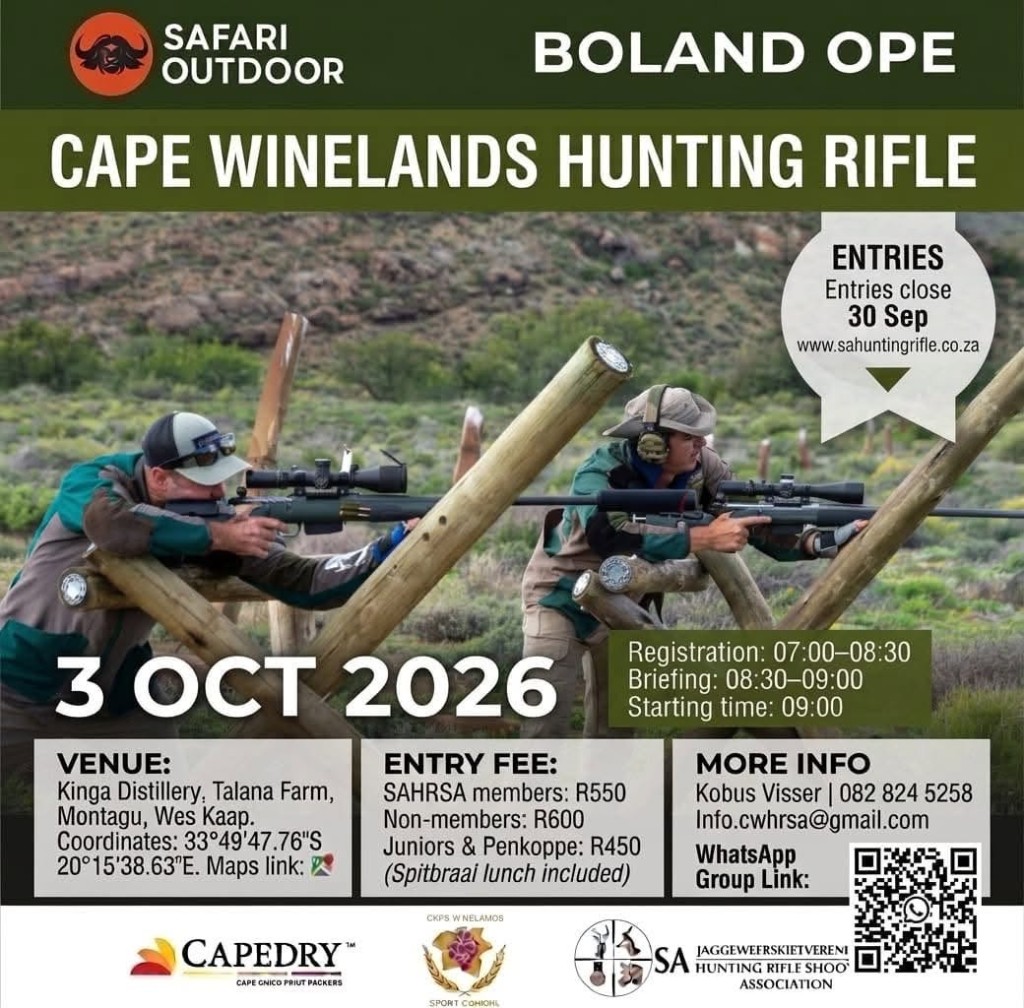 Cape Winelands Open match banner