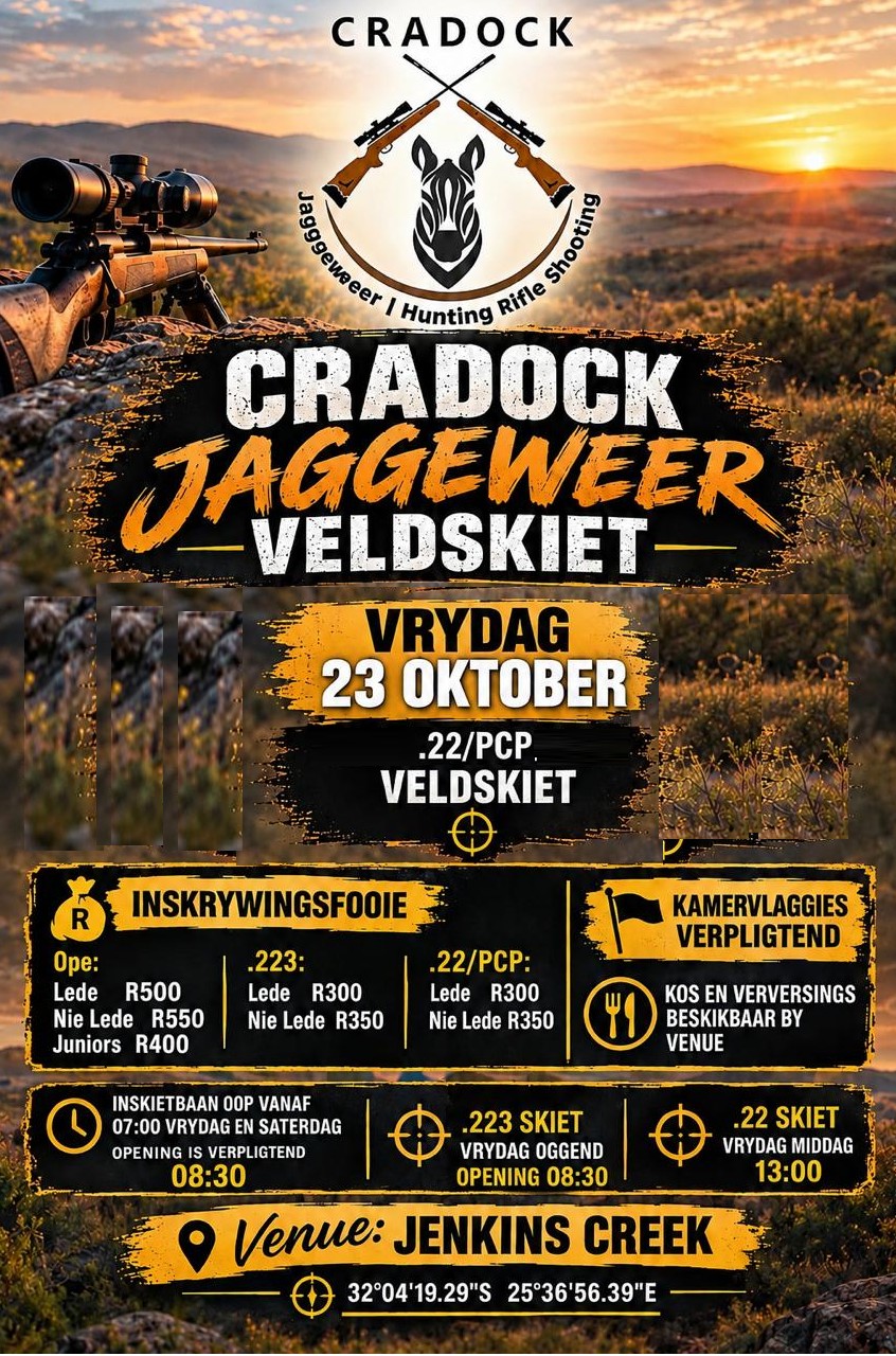 Cradock .22 / PCP match poster
