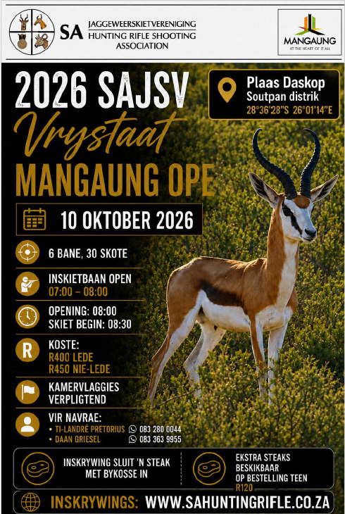 Free State Open match poster