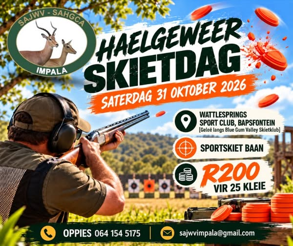 Haelgeweer Skietdag match poster