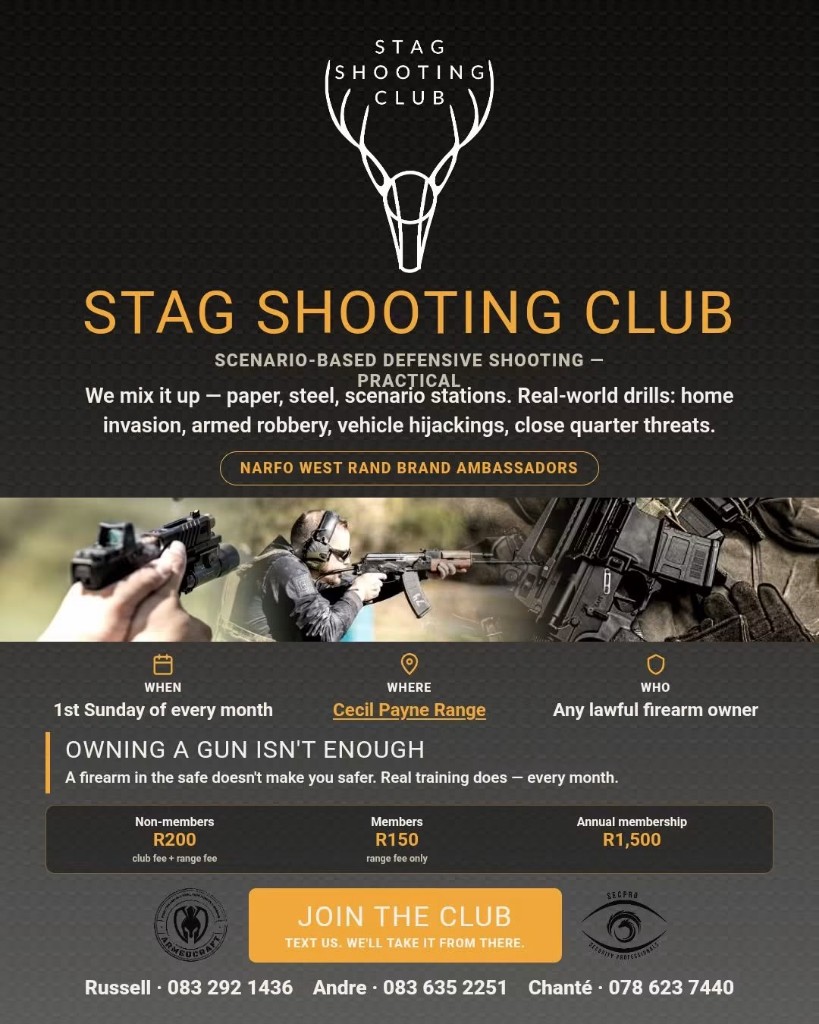 Monthly Defensive Shoot match poster