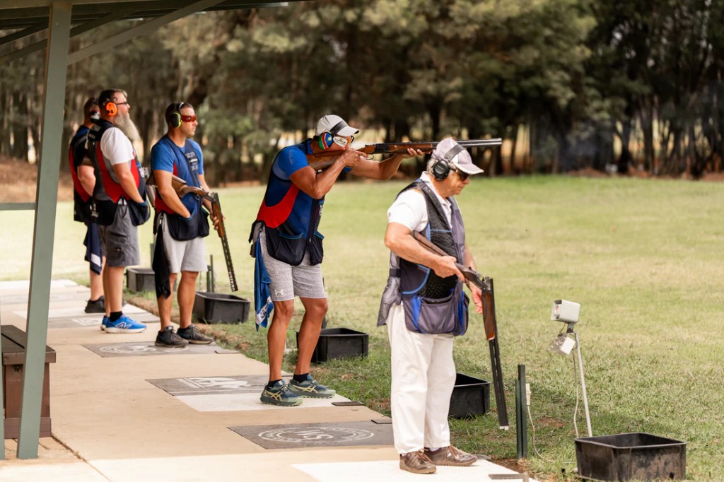 Shotgun shooting at Wattlespring Sport Shooting Club